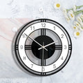 Modern Acrylic Silent Wall Clock Large Quartz Hanging, Battery Operated for Home Decor, Kitchen and Living Room Watch