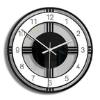 Modern Acrylic Silent Wall Clock Large Quartz Hanging, Battery Operated for Home Decor, Kitchen and Living Room Watch