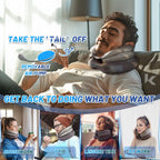 Cervical Neck Traction Device, Inflatable Neck Stretcher Pillow for Instant Neck Decompression, Home Neck Support Brace