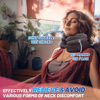 Cervical Neck Traction Device, Inflatable Neck Stretcher Pillow for Instant Neck Decompression, Home Neck Support Brace