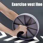 Silent Ab Roller Wheel for Core Strength and Home Workouts