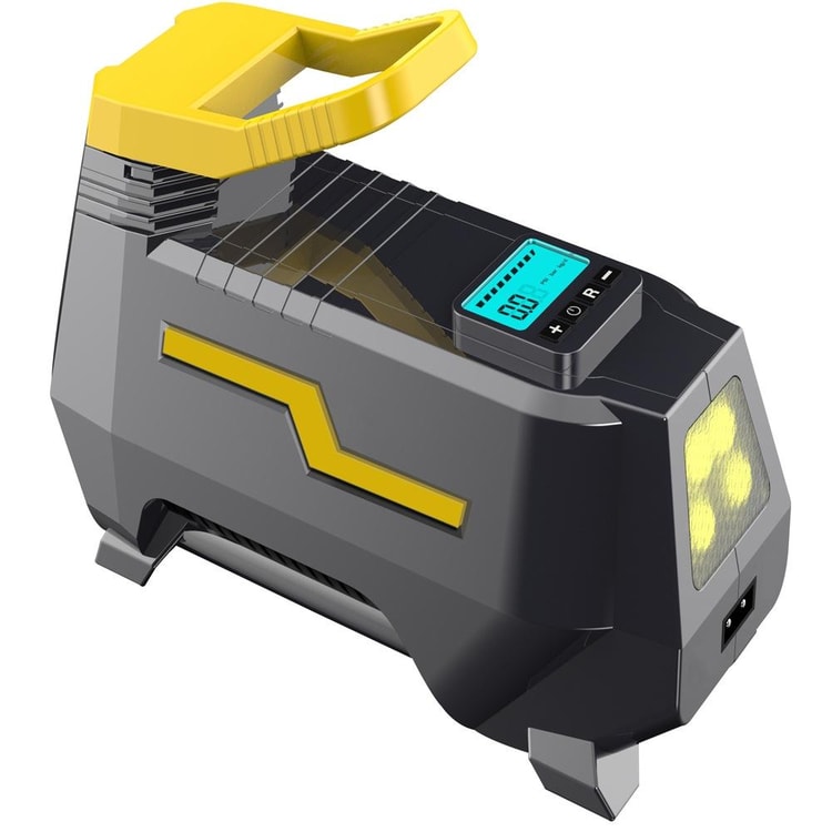 Portable Tire Inflator Digital Car Air Compressor with LED Light and Auto Stop