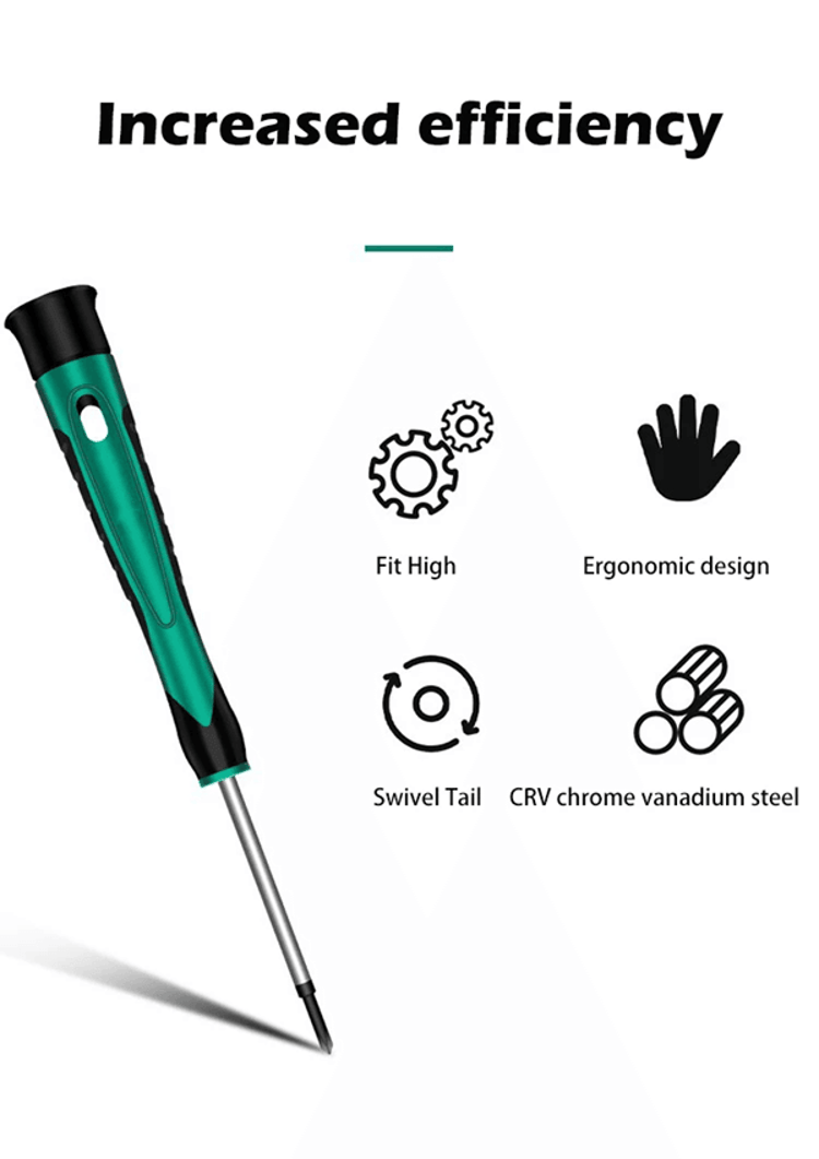 6 Piece Precision Screwdriver Set Professional Electronics Repair Tool Kit