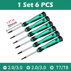 6 Piece Precision Screwdriver Set Professional Electronics Repair Tool Kit