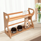 Bamboo Multi Functional Spice Rack and Organizer Kitchen Bathroom and Home Storage